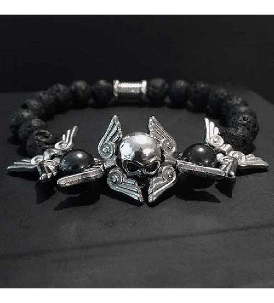 Winged Skull - Bracelet 